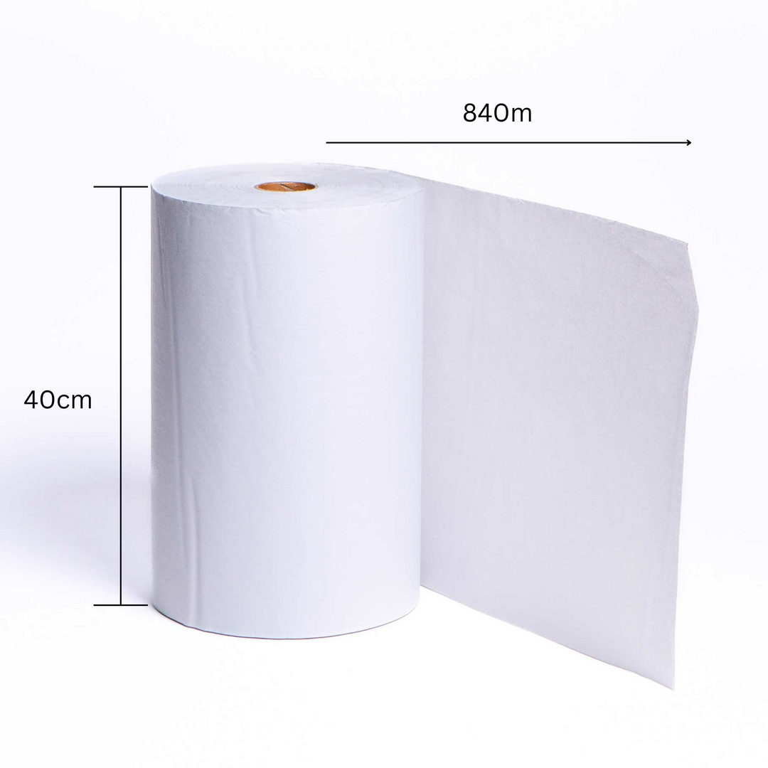40cm White Tissue Paper Lining for Honeycomb Wrap - 840m Roll