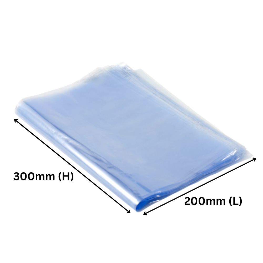 PVC Heat Shrink Wrap Bags - 200x300mm