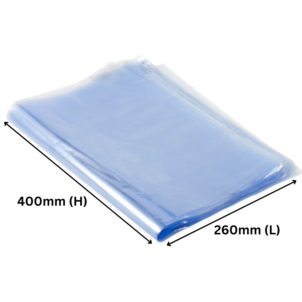 PVC Heat Shrink Wrap Bags - 260x400mm