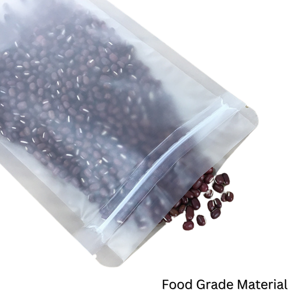Resealable Zip Lock Flat Matte Plastic Bag - 90 X 130mm- Best Plastic Zip Lock Bags In Australia