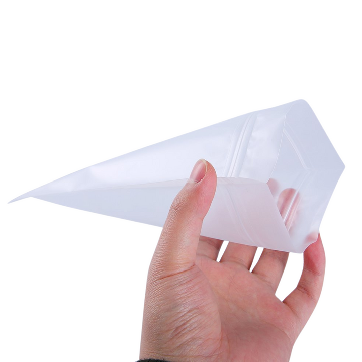 Resealable Zip Lock Flat Matte Plastic Bag - 90 X 130mm- Best Plastic Zip Lock Bags In Australia