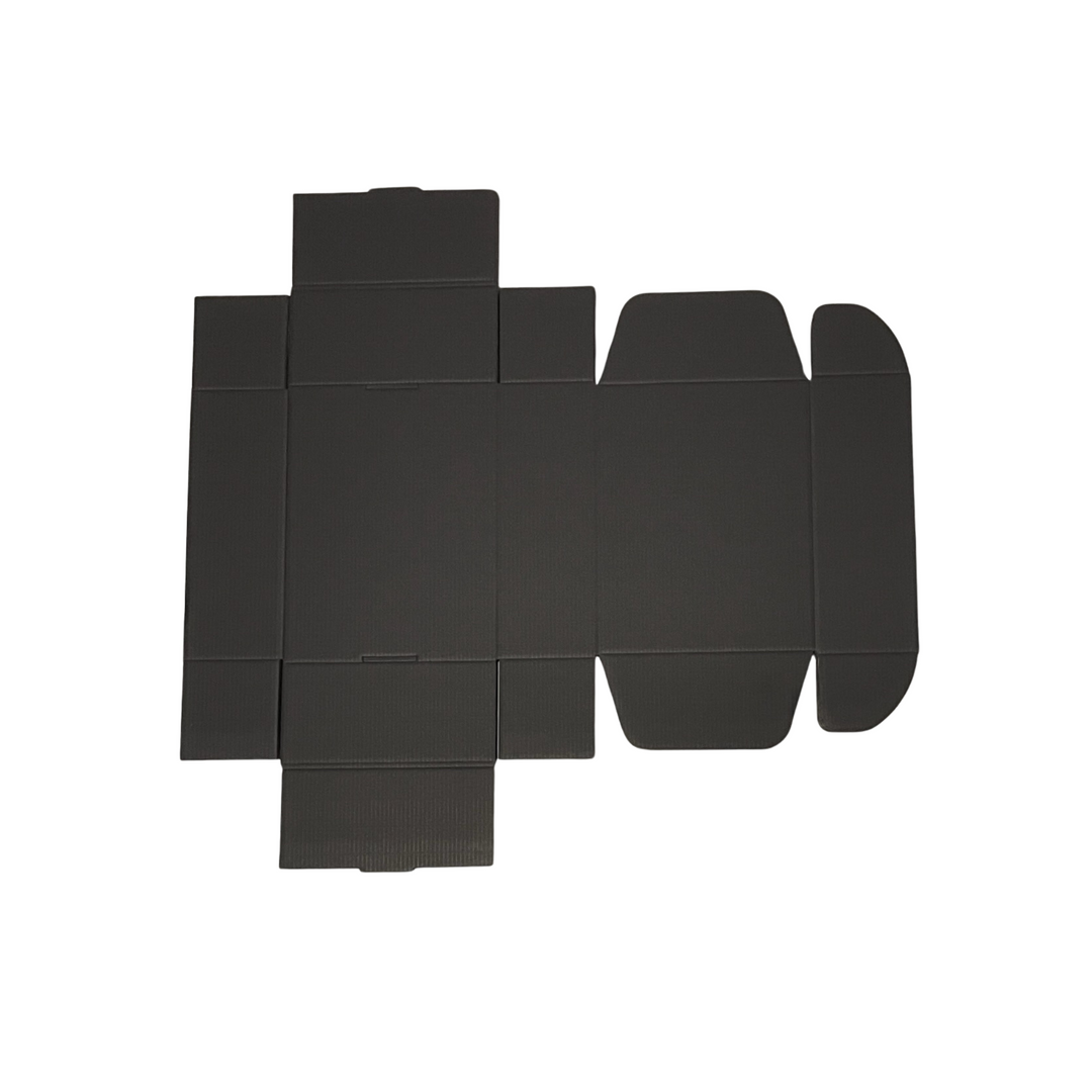 Premium-Quality Full Black Mailing Boxes 220 x 160 x 77mm