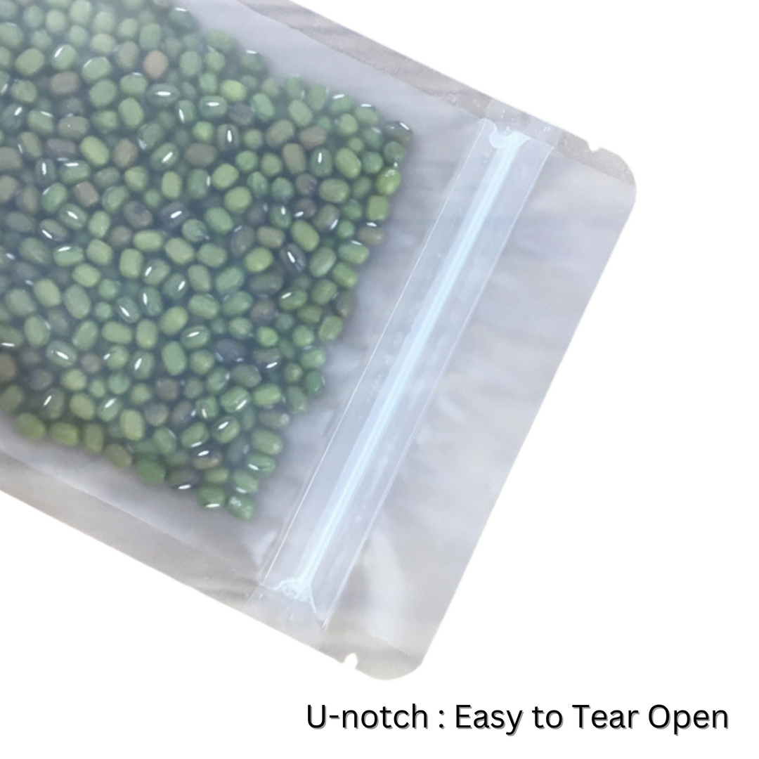 Resealable Zip Lock Flat Matte Plastic Bag - 90 X 130mm- Best Plastic Zip Lock Bags In Australia