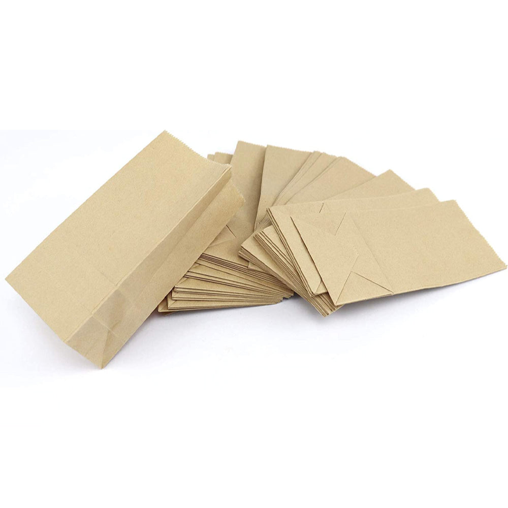 24 x 13 x 8cm Medium Brown Kraft Paper Bags