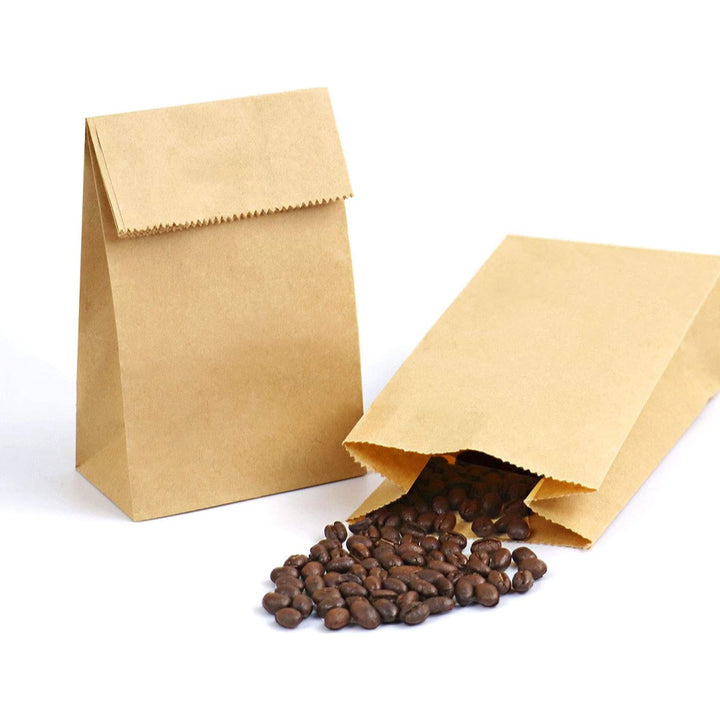 24 x 13 x 8cm Medium Brown Kraft Paper Bags