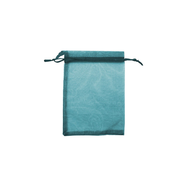 Aqua Organza Sheer Gift Bags