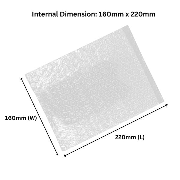 160 x 220mm Bubble Seamless Bottom Pouch Clear Aircap Bubble Wrap Bags- Buy Best Bags Bubble Wrap, Bubble Wrap Bag Packaging, Bubble Wrap Bags Near Me