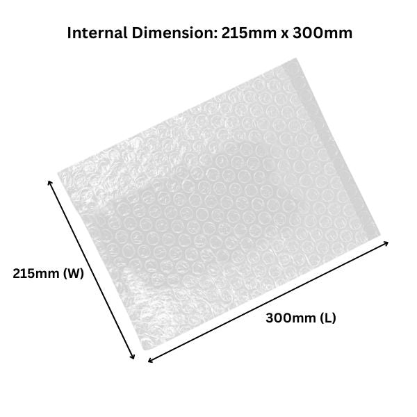215 x 300mm Bubble Seamless Bottom Pouch Clear Aircap Bubble Wrap Bags- Buy Best Bags Bubble Wrap, Bubble Wrap Bag Packaging, Bubble Wrap Bags Near Me