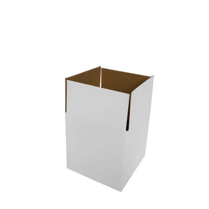 180 x 180 x 180mm Cube Mailing Shipping Packing Cardboard Boxes White- Best Cube Boxes Cardboard - Medium Sized Cube Cardboard Boxes