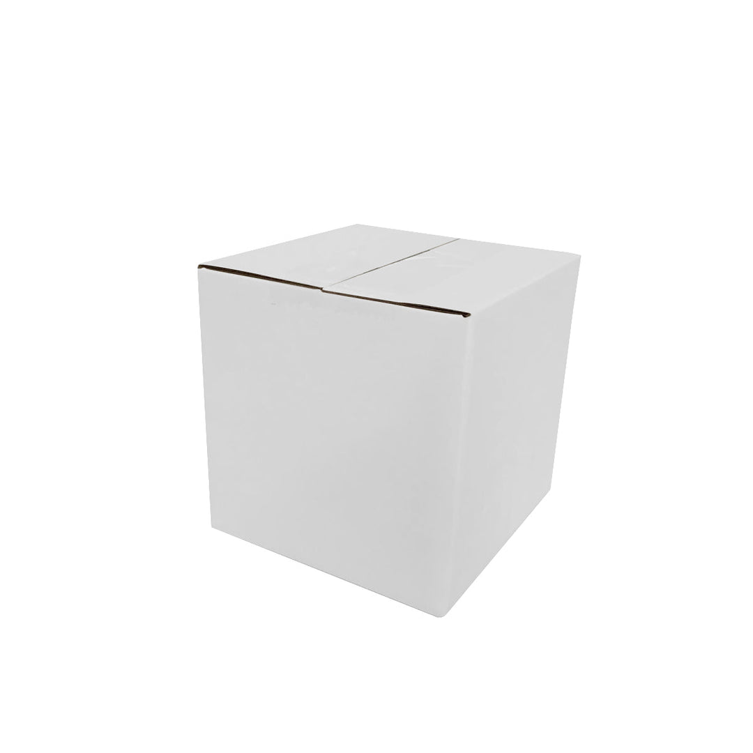 180 x 180 x 180mm Cube Mailing Shipping Packing Cardboard Boxes White- Best Cube Boxes Cardboard - Medium Sized Cube Cardboard Boxes