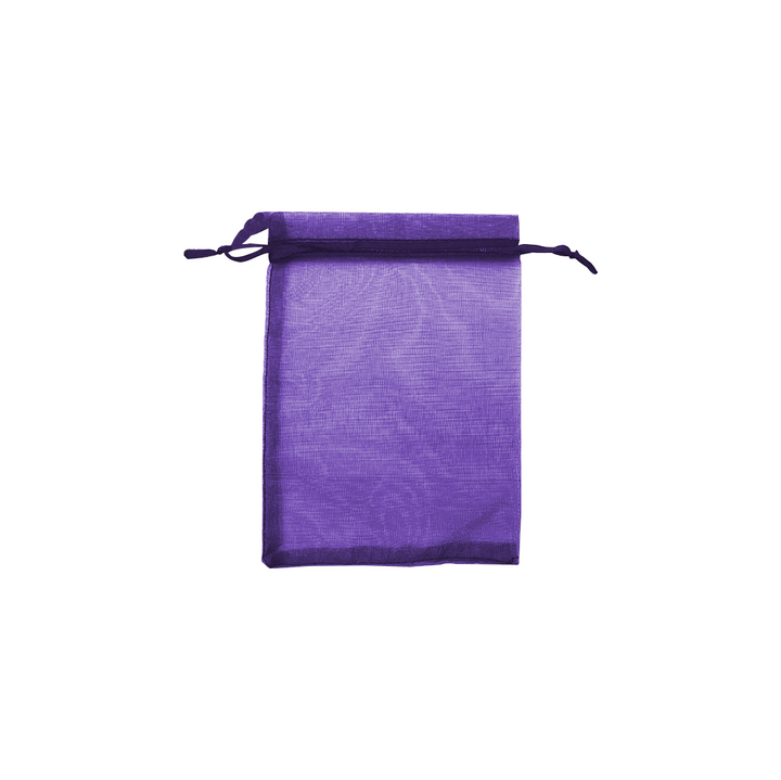 Dark Purple Organza Sheer Gift Bags