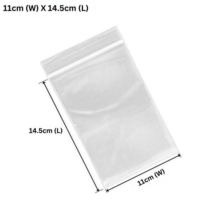 Wholesale 10,000pcs 110 x 160mm ZipLock Clear Resealable Plastic Bags - Secure & Versatile Storage Solution