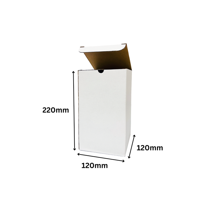 120 x 120 x 220mm Candle Mailing Shipping Packing Cardboard Boxes White– Buy Candle-sized Cardboad Packing Boxes
