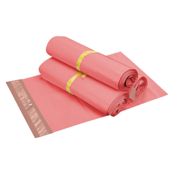 Wholesale 5,000pcs 450mm x 550mm + 50mm Poly Mailing Courier Satchels - Light Pink