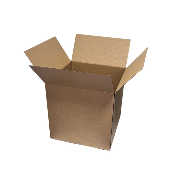 400 x 400 x 400mm Brown Corrugated Cube Box | Slotted Carton, Durable, Flat-Pack, Eco-Friendly