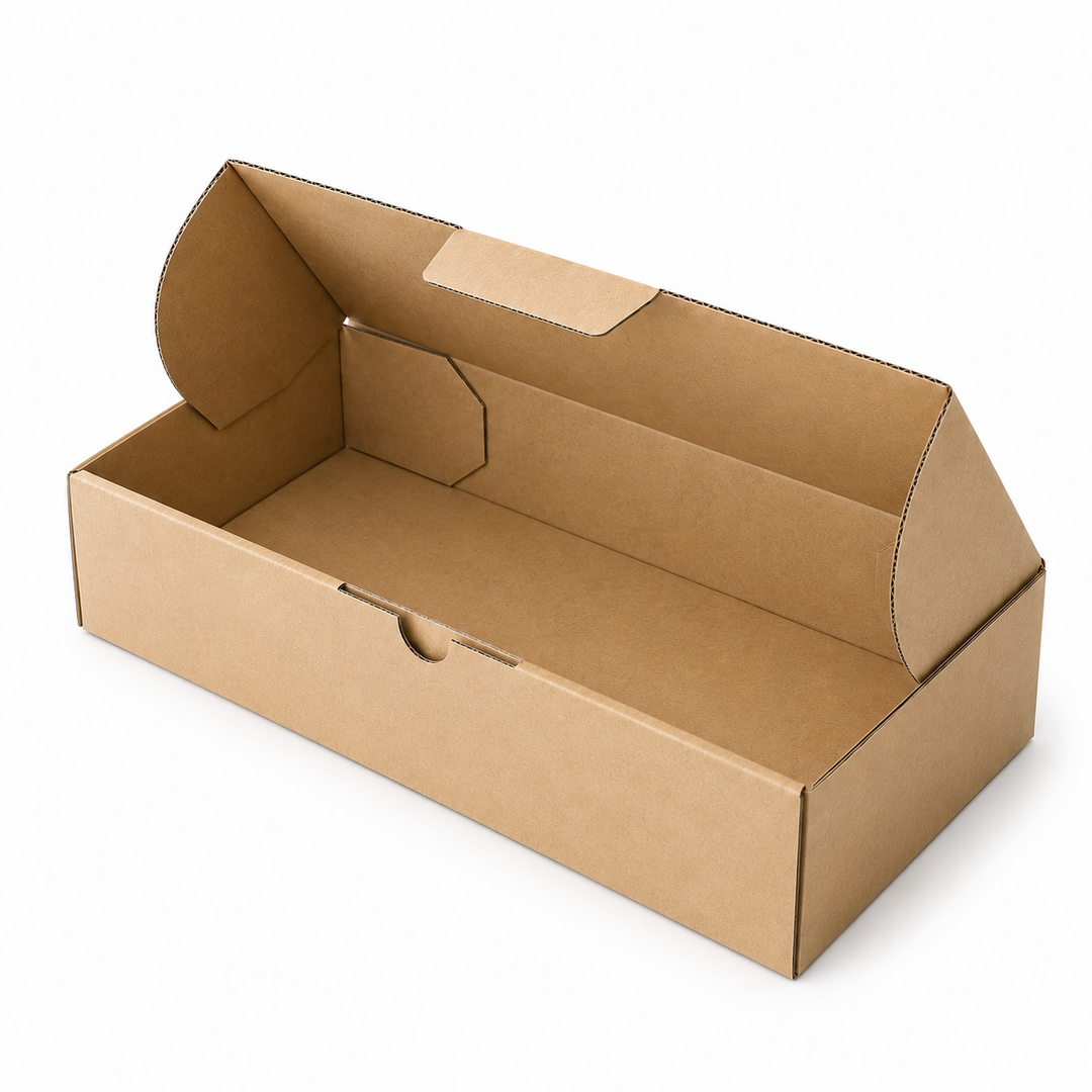 300 x 160 x 100mm Heavy Duty Brown Corrugated Die Cut Mailing Box