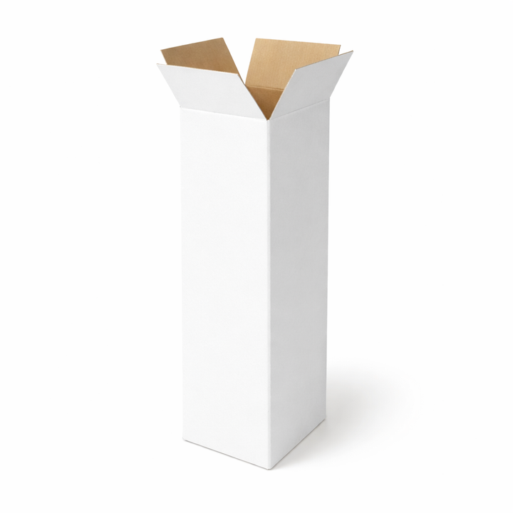 100 x 100 x 310mm Tall Mailing Shipping Packing Cardboard Boxes White