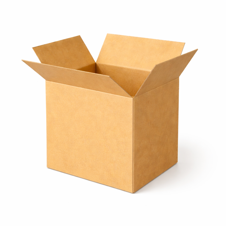 185 x 185 x 200mm Brown Corrugated Slotted Carton