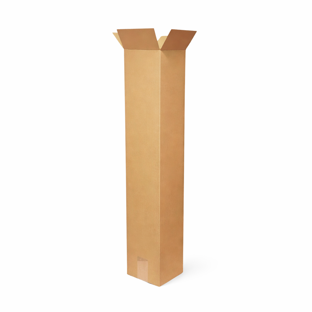 80 x 80 x 800mm Tall Mailing Shipping Packing Cardboard Boxes Brown