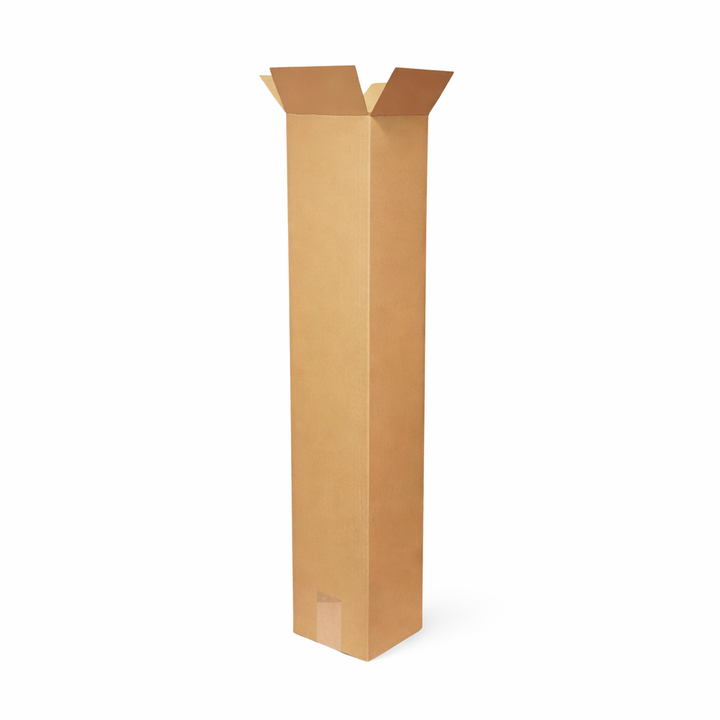 80 x 80 x 800mm Tall Mailing Shipping Packing Cardboard Boxes Brown
