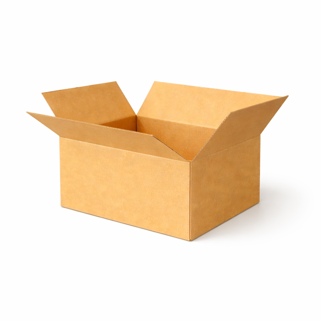 187 x 187 x 100mm Brown Corrugated Slotted Carton