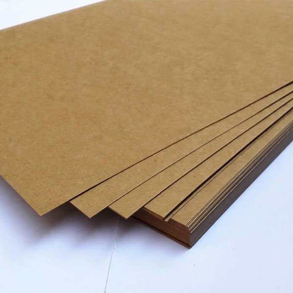 A4 350GSM Brown Kraft Thick Paper Sheets - Natural Recycled for Invitations & Weddings