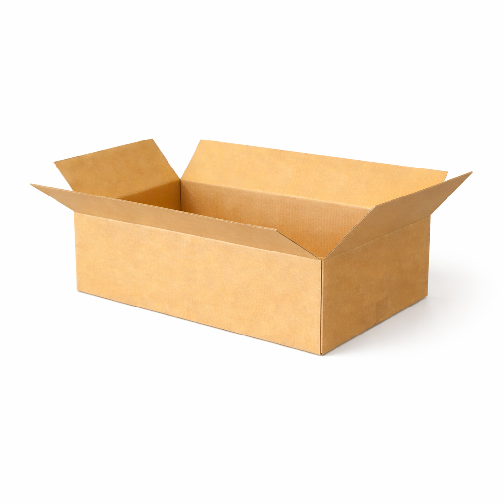 Regular Slotted Brown Box 430 x 305 x 140mm - Brown Postal Boxes