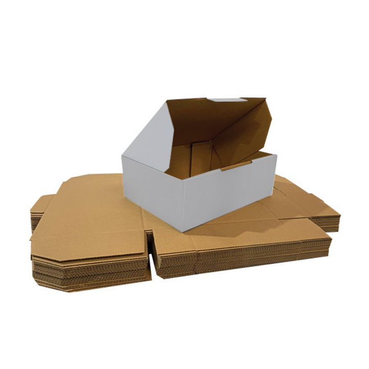160 x 140 x 95mm - White Diecut Cardboard Box