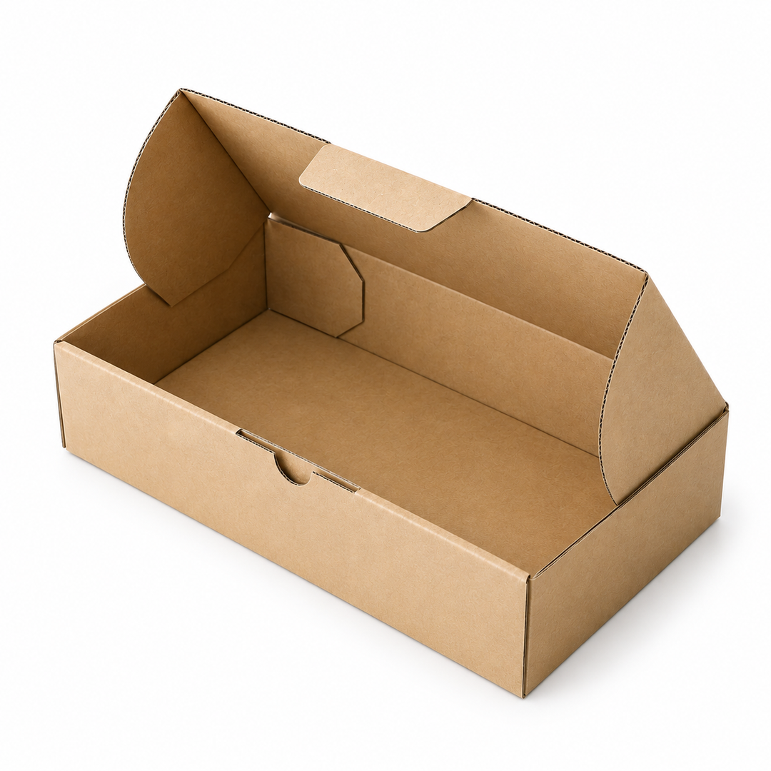 220 x 160 x 100mm Heavy Duty Brown Corrugated Die Cut Mailing Box