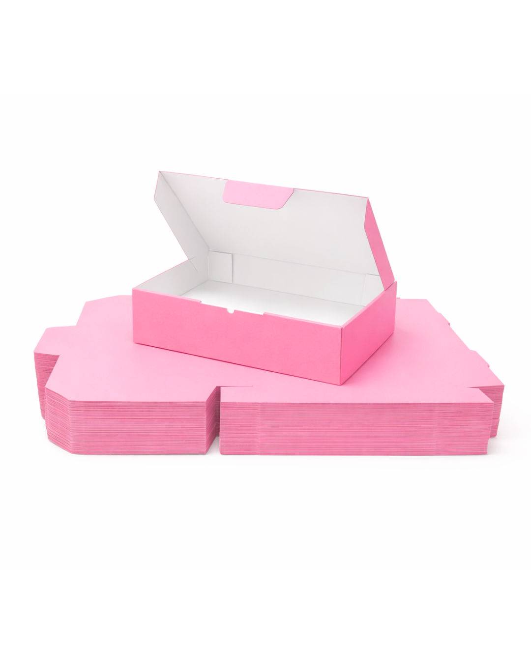 Pink Mailing Boxes 220 x 160 x 77mm with White Interior