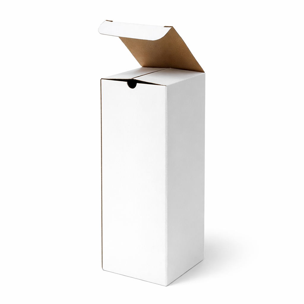 80 x 80 x 268mm Candle Mailing Shipping Packing Cardboard Boxes White