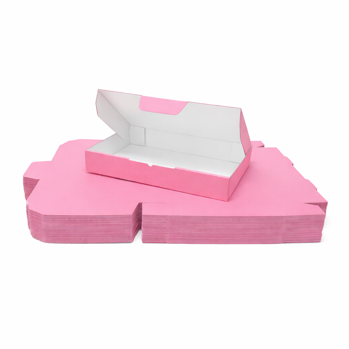 Pink Mailing Boxes 220 x 145 x 35mm with White Interior