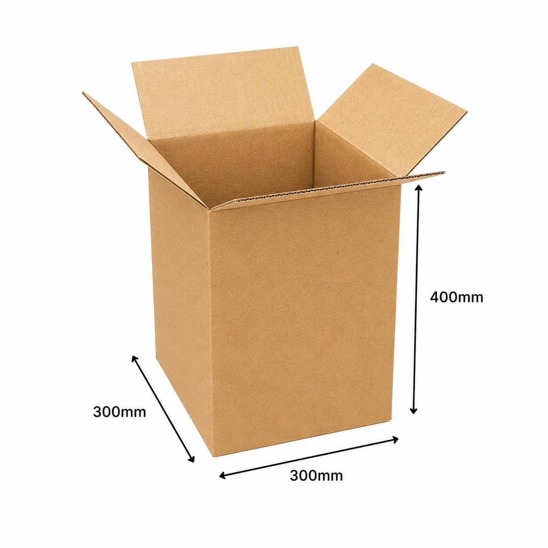 300 x 300 x 400mm Brown Corrugated Slotted Box