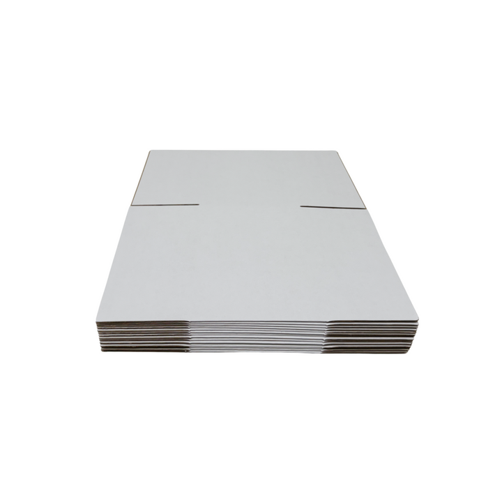 200 x 200 x 150mm Regular Mailing Slotted Shipping Packing Cardboard Boxes White