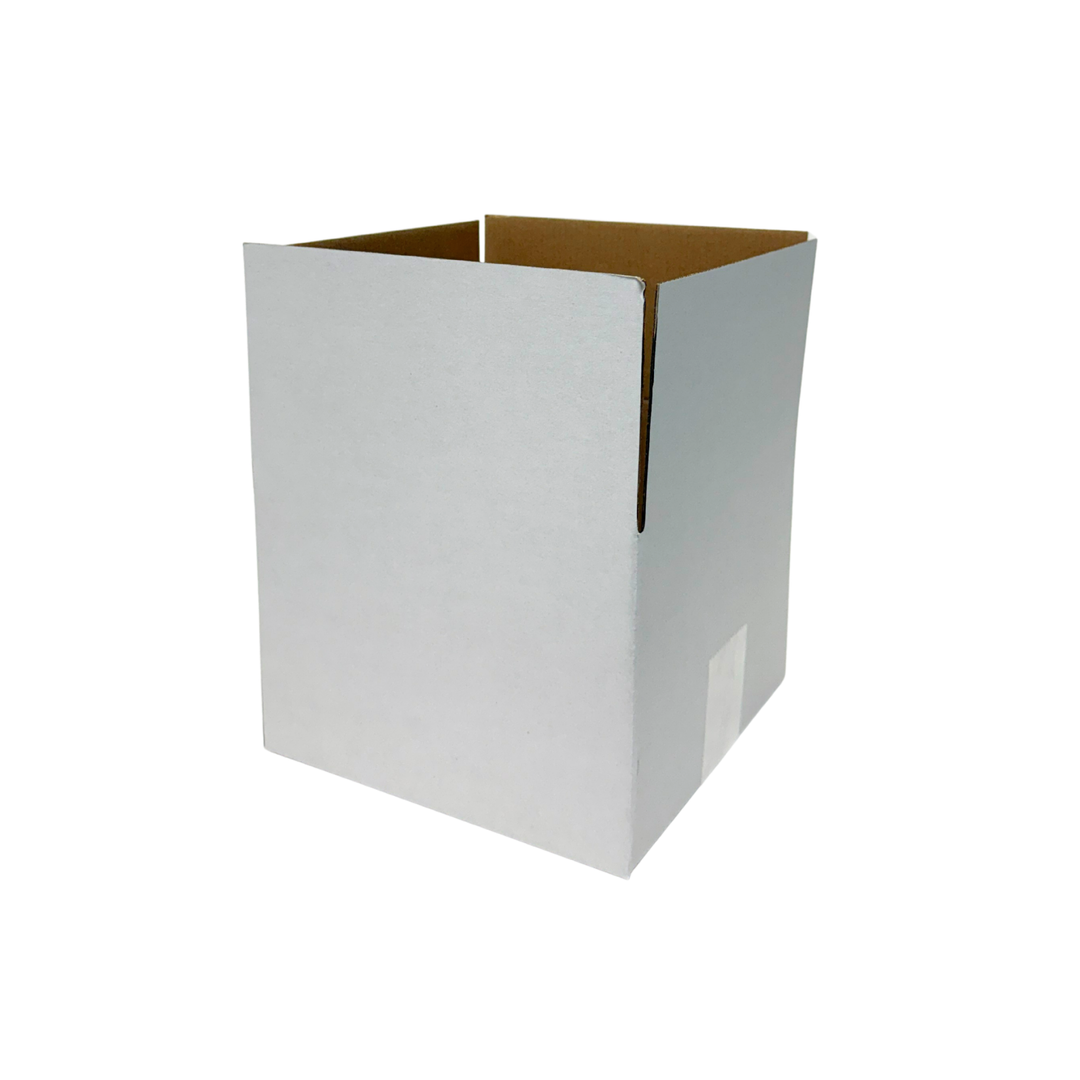 200 x 200 x 150mm Regular Mailing Slotted Shipping Packing Cardboard Boxes White
