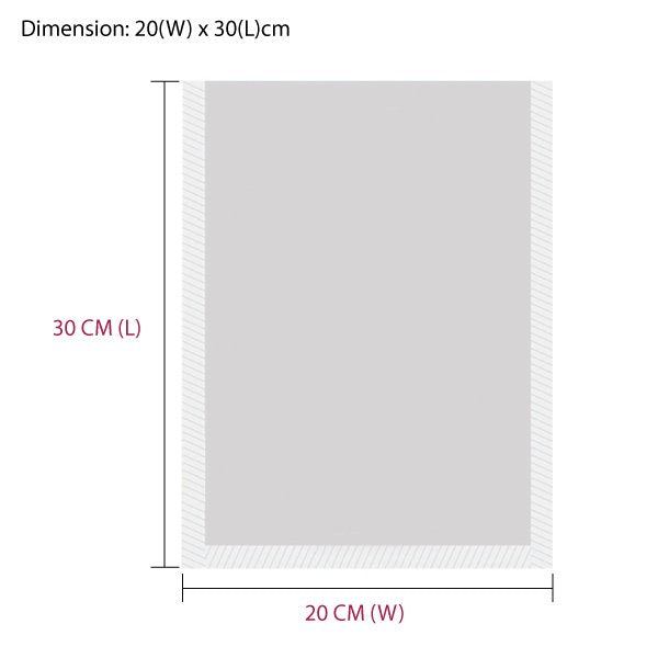 200mm x 300mm Precut Transparent Clear Vacuum Sealer Bags for Food Storage Saver - Heat Seal Compatible