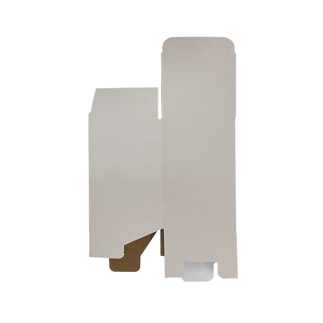 105 x 105 x 115mm White Corrugated Candle Box | Die Cut, Self-Locking, Flat-Pack, Eco-Friendly