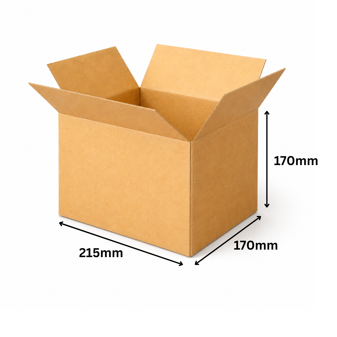 215 x 170 x 170mm Brown Corrugated Slotted Carton