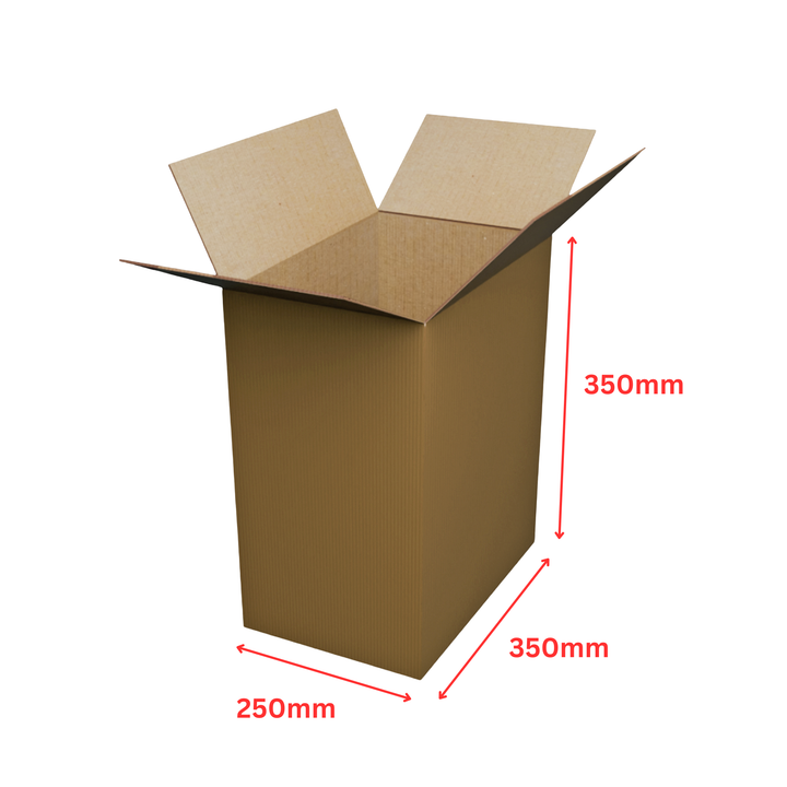 350 x 250 x 350mm Brown Corrugated Slotted Carton