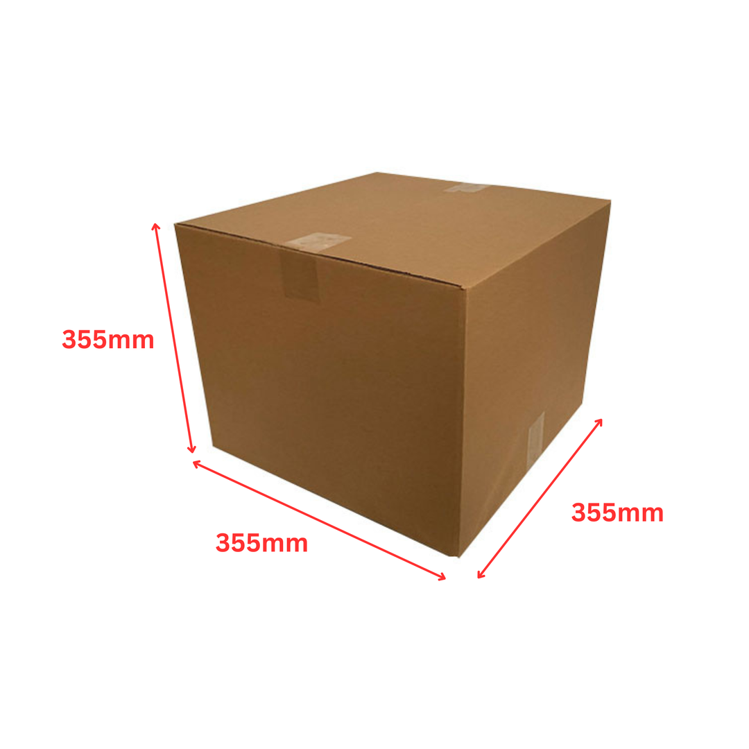 355 x 355 x 355mm Brown Corrugated Slotted Carton