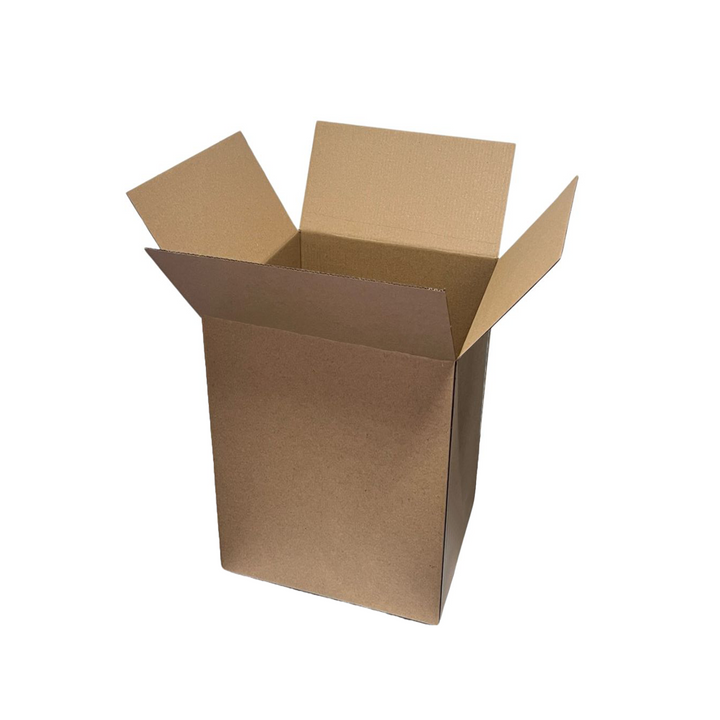 140 x 135 x 180mm - White Slotted Cardboard Shipping Boxes