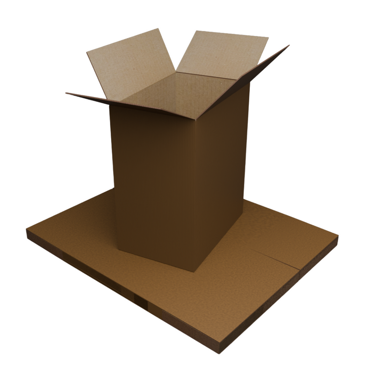 275 x 185 x 330mm Brown Corrugated Mailing Box | B Flute, Slotted Carton, Flat-Pack, Recyclable