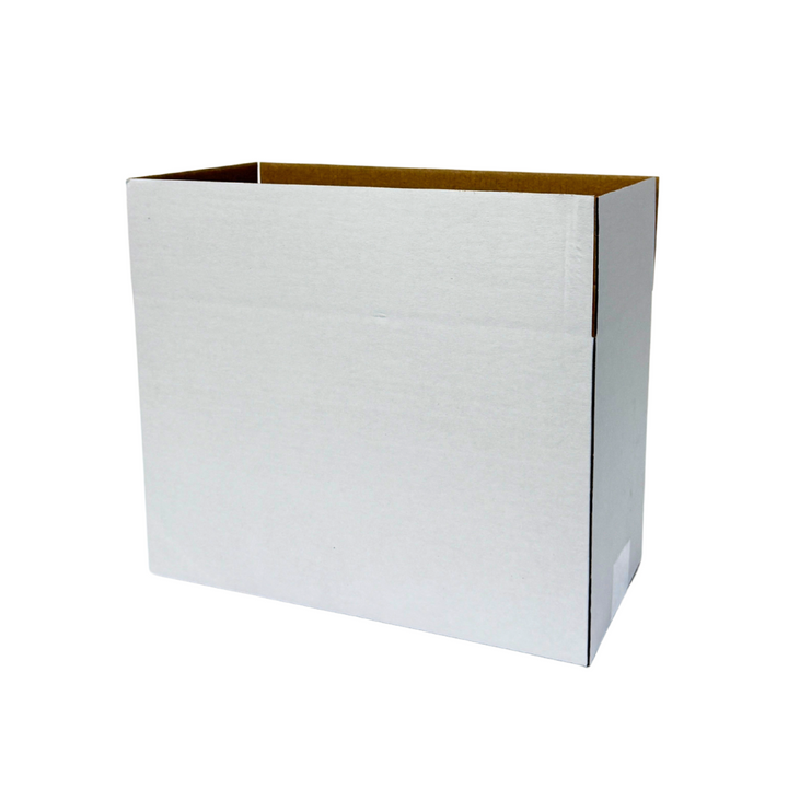 300 x 150 x 190mm White Die Cut Cardboard Mailing Boxes – Corrugated, Self-Locking