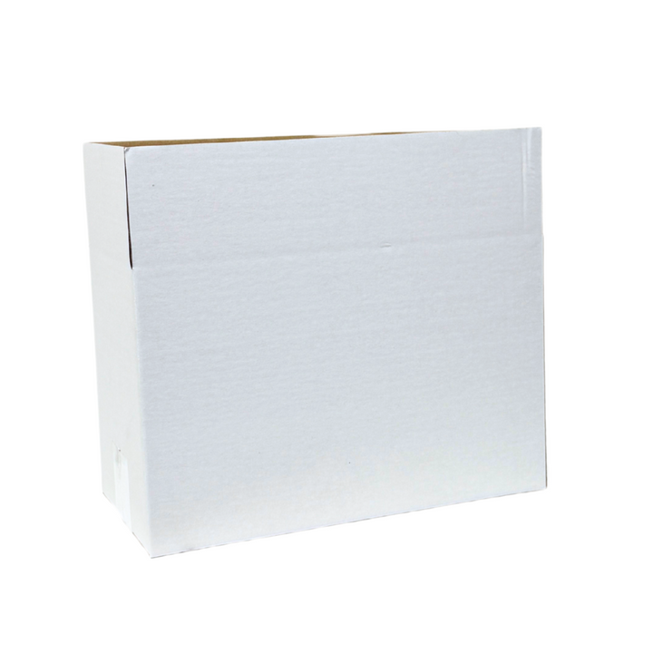 300 x 150 x 190mm White Die Cut Cardboard Mailing Boxes – Corrugated, Self-Locking