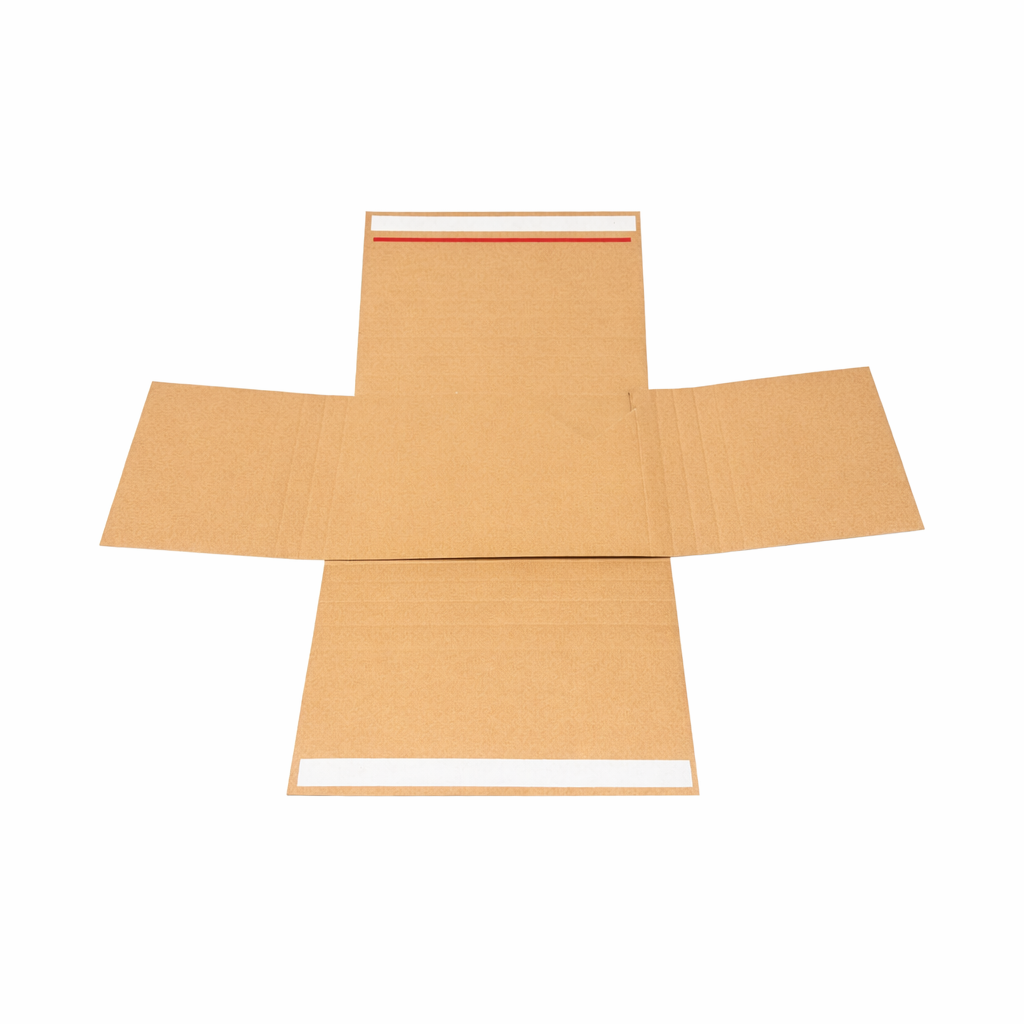 Wholesale Pack 1000pcs of 330 x 280 x 60mm Corrugated Book Wrap Mailers