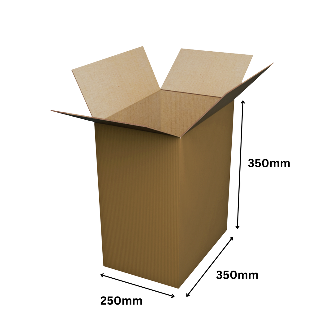350 x 250 x 350mm Brown Corrugated Slotted Carton