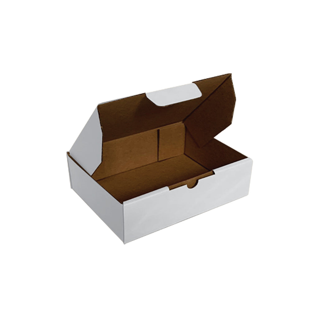 230 x 150 x 80mm Die Cut Mailing Shipping Packing Cardboard Boxes White