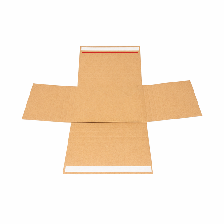 Wholesale Pack 1000pcs - 270 x 190 x 80mm Corrugated Book Wrap Mailers
