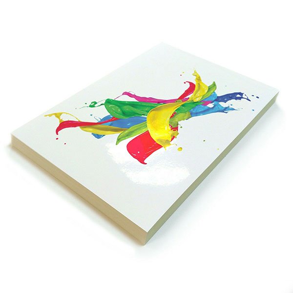 A4 White Glossy Self-Adhesive Sticker Paper: Ideal for Laser & Inkjet Printers