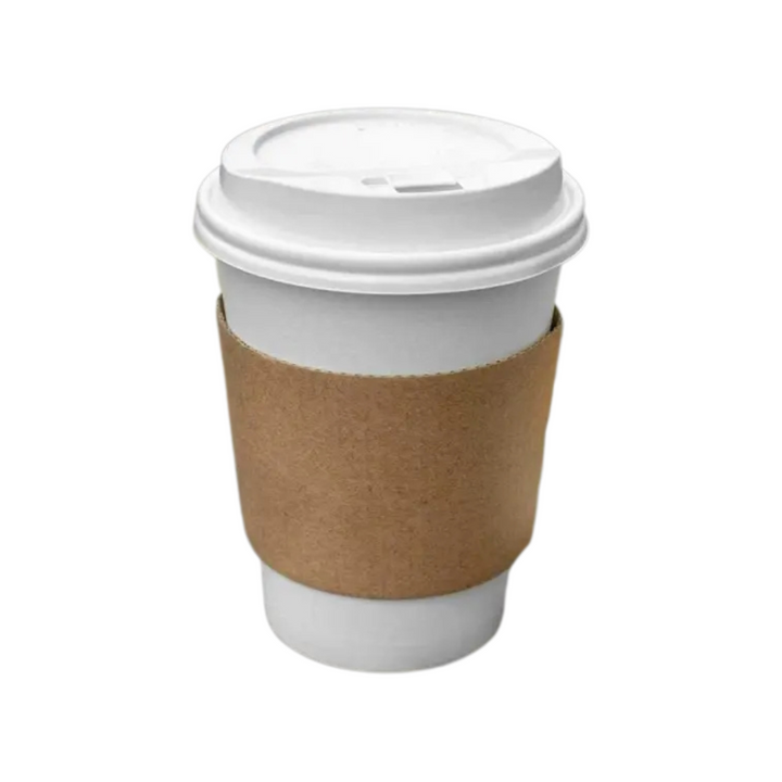 Eco-Friendly Brown Coffee Cup Sleeves – Reusable, Recyclable, and Sustainable